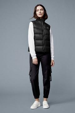 Chamarras Canada Goose Mujer Mexico - Cypress Chalecos Black Label Negros HG2158490